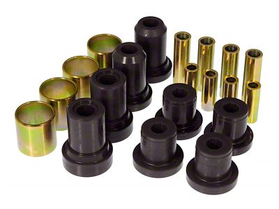 Front Control Arm Bushing Kit; Black (04-08 F-150)