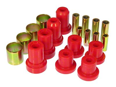 Front Control Arm Bushing Kit; Red (04-08 F-150)