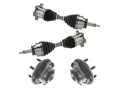 Front CV Axle Shafts and Hub Assembly Set (05-08 4WD F-150 w/ 7-Lug)