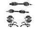 Front CV Axle Shafts and Hub Assembly Set (09-10 4WD F-150, Excluding Raptor)