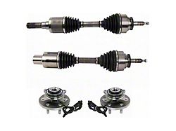 Front CV Axle Shafts and Hub Assembly Set (15-17 4WD F-150, Excluding Raptor)