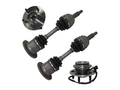 Front CV Axles with Wheel Hub Assemblies (99-03 4WD F-150)