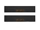 Front Door Sill Protection with F-150 Logo; Raw Carbon Fiber; Black and Orange (15-20 F-150)