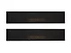 Front Door Sill Protection with F-150 Logo; TUF-LINER Black; Black and Orange (15-24 F-150)