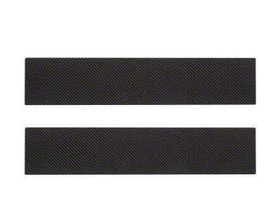Front Door Sill Protection; Raw Carbon Fiber (15-20 F-150)