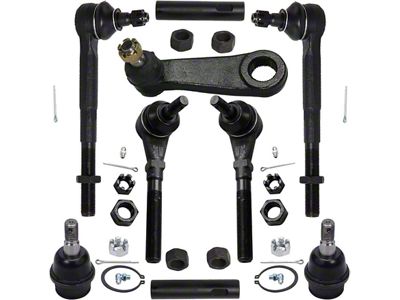 Front Inner and Outer Tie Rods with Lower Ball Joints, Pitman and Tie Rod Adjusting Sleeve (97-03 2WD F-150)