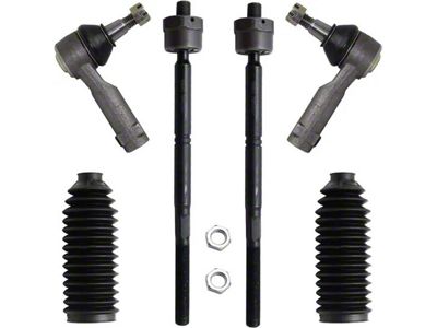Front Inner and Outer Tie Rods with Tie Rod Boots (04-08 4WD F-150)