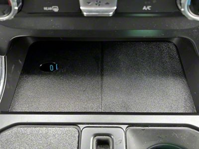 Haven 3D Front Interior Storage Cubby Cover; Plain (21-25 F-150 w/ Non-Sliding Full-Through Center Console)