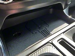 Haven 3D Front Interior Storage Cubby Cover; Punisher Skull (21-26 F-150 w/ Non-Sliding Full-Through Center Console)