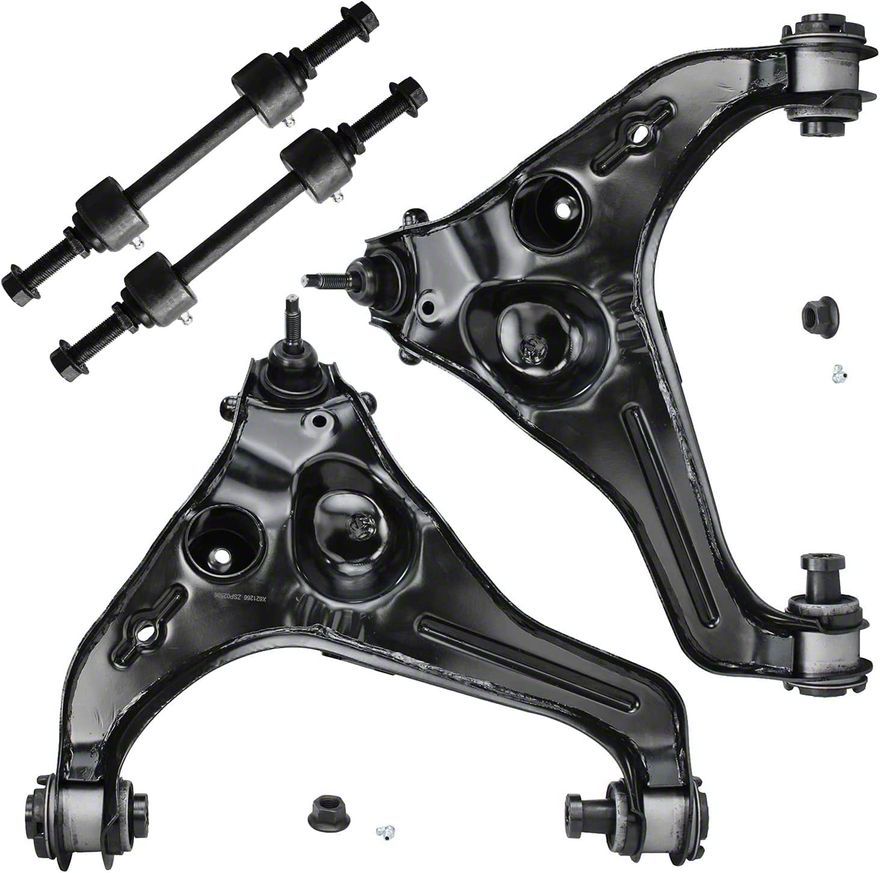 F-150 Front Lower Control Arms with Sway Bar Links (09-13 4WD F-150 ...