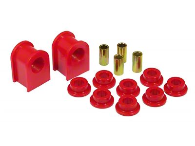 Front/Rear Sway Bar and End Link Bushing Kit; 1-1/8-Inch; Red (97-98 F-150)