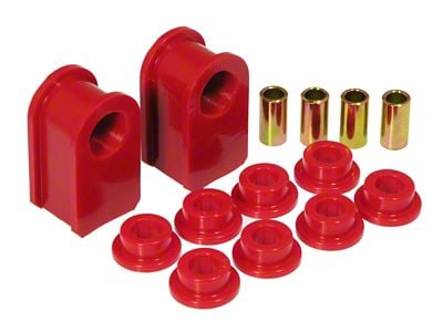 Front/Rear Sway Bar and End Link Bushing Kit; 1-1/8-Inch; Red (97-98 F-150)