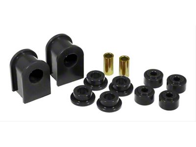 Front/Rear Sway Bar and End Link Bushing Kit; 1-Inch; Black (97-98 F-150)