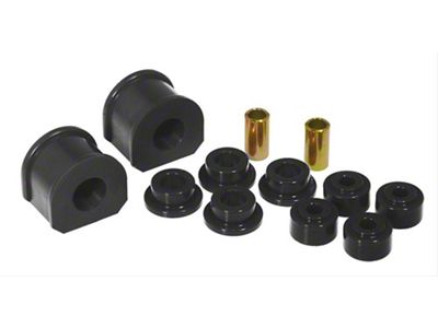 Front/Rear Sway Bar and End Link Bushing Kit; 1-Inch; Black (97-98 F-150)
