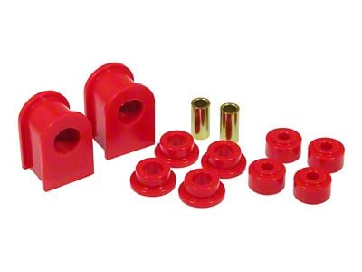 Front/Rear Sway Bar and End Link Bushing Kit; 1-Inch; Red (97-98 F-150)