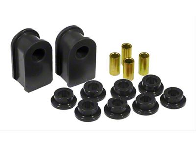 Front/Rear Sway Bar and End Link Bushing Kit; 23mm; Black (97-98 F-150)