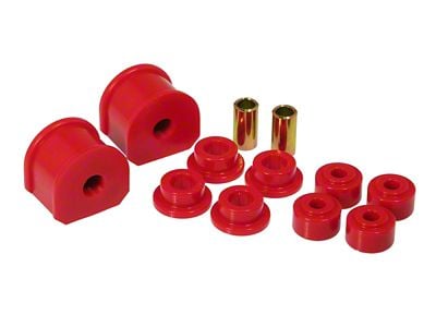 Front/Rear Sway Bar and End Link Bushing Kit; 5/8-Inch; Red (97-98 F-150)