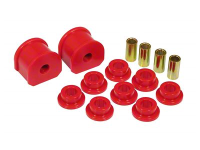 Front/Rear Sway Bar and End Link Bushing Kit; 5/8-Inch; Red (97-98 F-150)