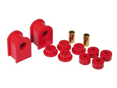 Front/Rear Sway Bar and End Link Bushing Kit; 7/8-Inch; Red (97-98 F-150)