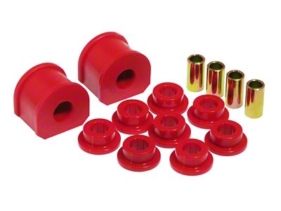 Front/Rear Sway Bar and End Link Bushing Kit; 7/8-Inch; Red (97-98 F-150)