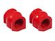 Front/Rear Sway Bar and End Link Bushing Kit; 7/8-Inch; Red (97-98 F-150)
