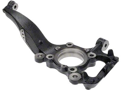 Front Steering Knuckle; Driver Side (10-14 4WD F-150)