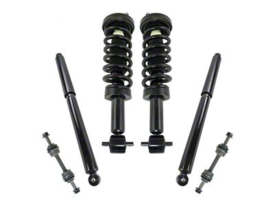 Front Strut and Spring Assemblies with Rear Shocks and Sway Bar Links (2014 2WD F-150)