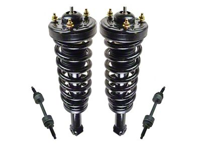 Front Strut and Spring Assemblies with Sway Bar Links (09-13 4WD F-150)