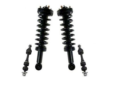 Front Strut and Spring Assemblies with Sway Bar Links (05-08 2WD F-150)