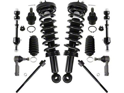 Front Strut and Spring Assemblies with Ball Joints, Sway Bar Links and Tie Rods (05-08 2WD F-150)