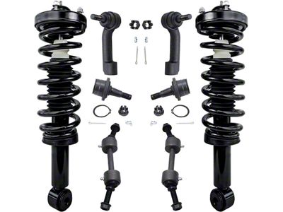 Front Strut and Spring Assemblies with Lower Ball Joints, Sway Bar Links and Tie Rods (09-12 2WD F-150)