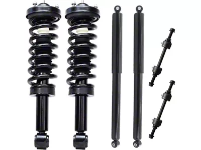 Front Strut and Spring Assemblies with Rear Shocks and Sway Bar Links (09-13 4WD F-150, Excluding Raptor)