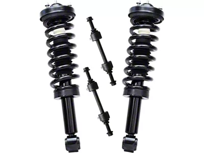 Front Strut and Spring Assemblies with Sway Bar Links (09-13 4WD F-150, Excluding Raptor)