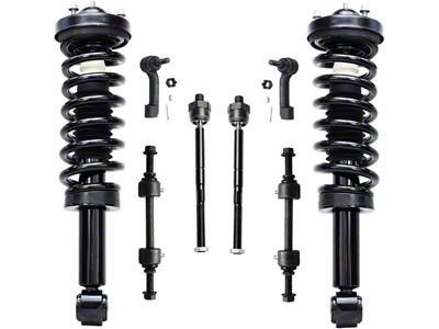 Front Strut and Spring Assemblies with Sway Bar Links and Tie Rods (09-13 4WD F-150, Excluding Raptor)