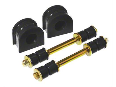 Front Sway Bar and End Link Bushing Kit; 30mm; Black (97-03 2WD F-150)