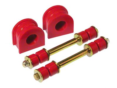 Front Sway Bar and End Link Bushing Kit; 30mm; Red (97-03 2WD F-150)