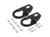 Front Tow Hooks; Black (09-21 F-150)