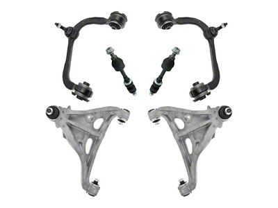 Front Upper and Lower Control Arms with Ball Joints and Sway Bar Links (05-08 2WD F-150)