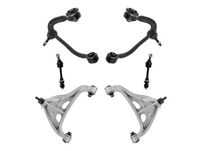 Front Upper and Lower Control Arms with Ball Joints and Sway Bar Links (05-08 4WD F-150)