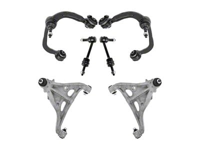 Front Upper and Lower Control Arms with Ball Joints and Sway Bar Links (04-05 4WD F-150)