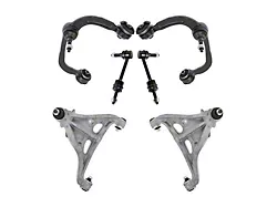 Front Upper and Lower Control Arms with Ball Joints and Sway Bar Links (04-05 4WD F-150)