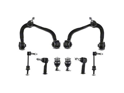 Front Upper Control Arm, Ball Joint, Sway Bar Link and Outer Tie Rod End Link Kit (04-Early 05 4WD F-150)