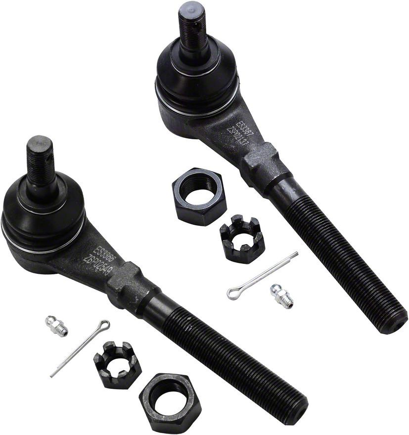 TRQ 8 Piece Steering & Suspension Kit Control Arm Ball Joint Adjusting Sleeve Tie Rod Set