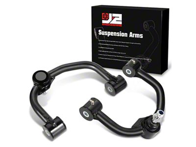 Front Upper Control Arms for 2 to 4-Inch Lift; Black (04-20 F-150, Excluding Raptor)