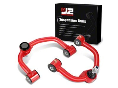 Front Upper Control Arms for 2 to 4-Inch Lift; Red (04-20 F-150, Excluding Raptor)