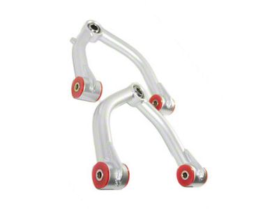 Front Upper Control Arms for 2 to 4-Inch Lift; Silver (10-14 F-150 Raptor)