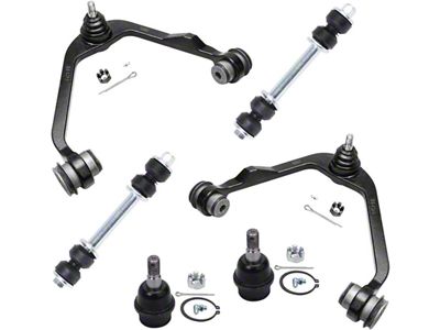 Front Upper Control Arms with Lower Ball Joints and Sway Bar Links (97-03 2WD F-150)