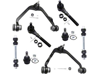 Front Upper Control Arms with Lower Ball Joints, Sway Bar Links and Tie Rods (97-03 2WD F-150)