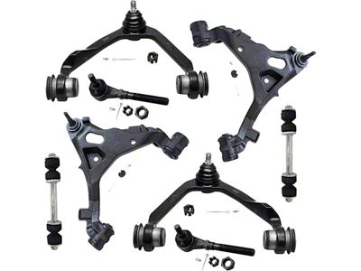 Front Upper and Lower Control Arms with Sway Bar Links and Tie Rods (97-03 4WD F-150)