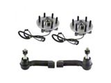 Front Wheel Bearing and Hub Assembly Set with Front Outer Tie Rods (09-14 4WD F-150)